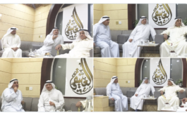 زيارة السفير سعود فيصل الدويش ديوان عبداللطيف يوسف العتيقي بمنطقة قرطبة