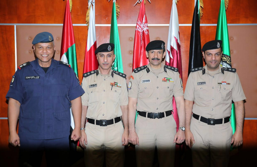 الوفد المشارك بالاجتماع الثالث لفريق العمل الأمني الخاص بتمرين أمن الخليج العربي